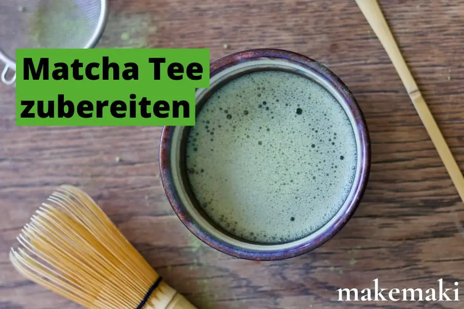 Matcha Tee Zubereitung Titelbild